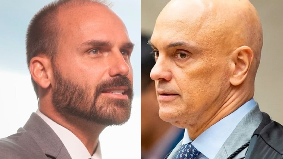 Eduardo Bolsonaro irá às últimas consequências para tirar Moraes do STF Filho do ex-presidente chamou o ministro de psicopata e bandido