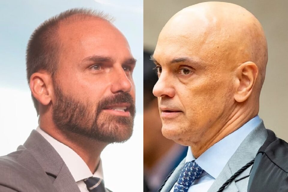 Eduardo Bolsonaro irá às últimas consequências para tirar Moraes do STF Filho do ex-presidente chamou o ministro de psicopata e bandido