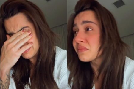 Vídeo: Lauana Prado chora após pouso de emergência de avião Piloto decidiu fazer pouso forçado em Goiânia 20 minutos após a decolagem