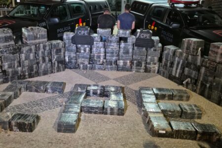 Imagem dos presos e das apreensões