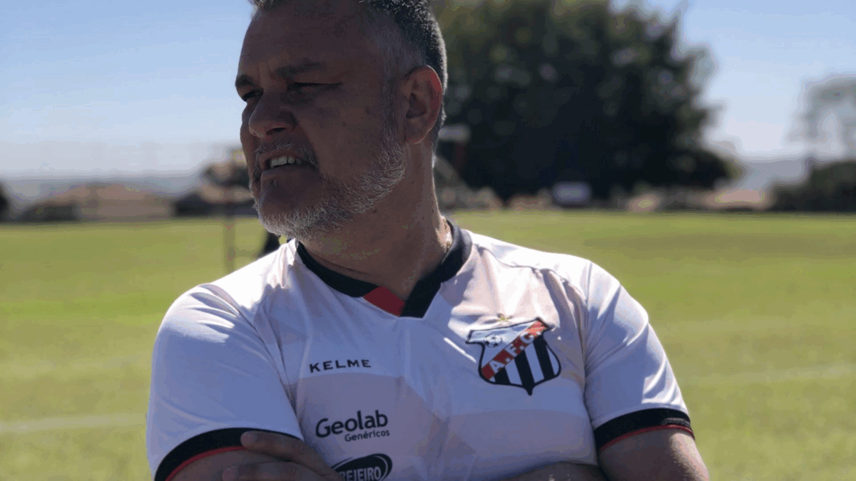 Gabardo Júnior, treinador do Anápolis. Foto: Vitor Souza - Anápolis