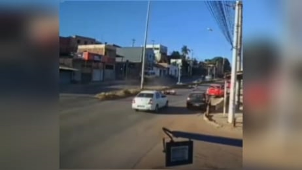 Imagem da câmera de segurança