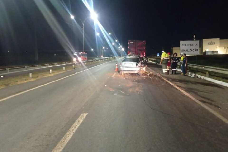 Imagem do local do acidente