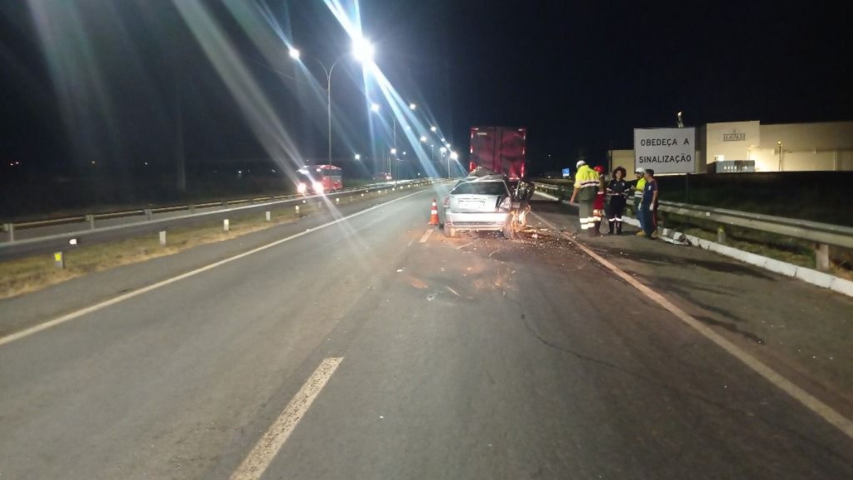 Imagem do local do acidente