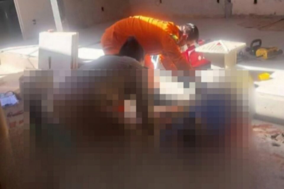 Imagem do local onde o corpo foi encontrado