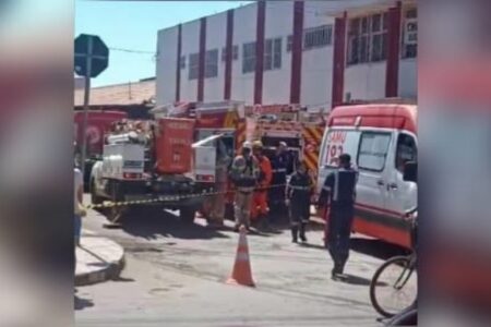 Imagem do resgate do corpo