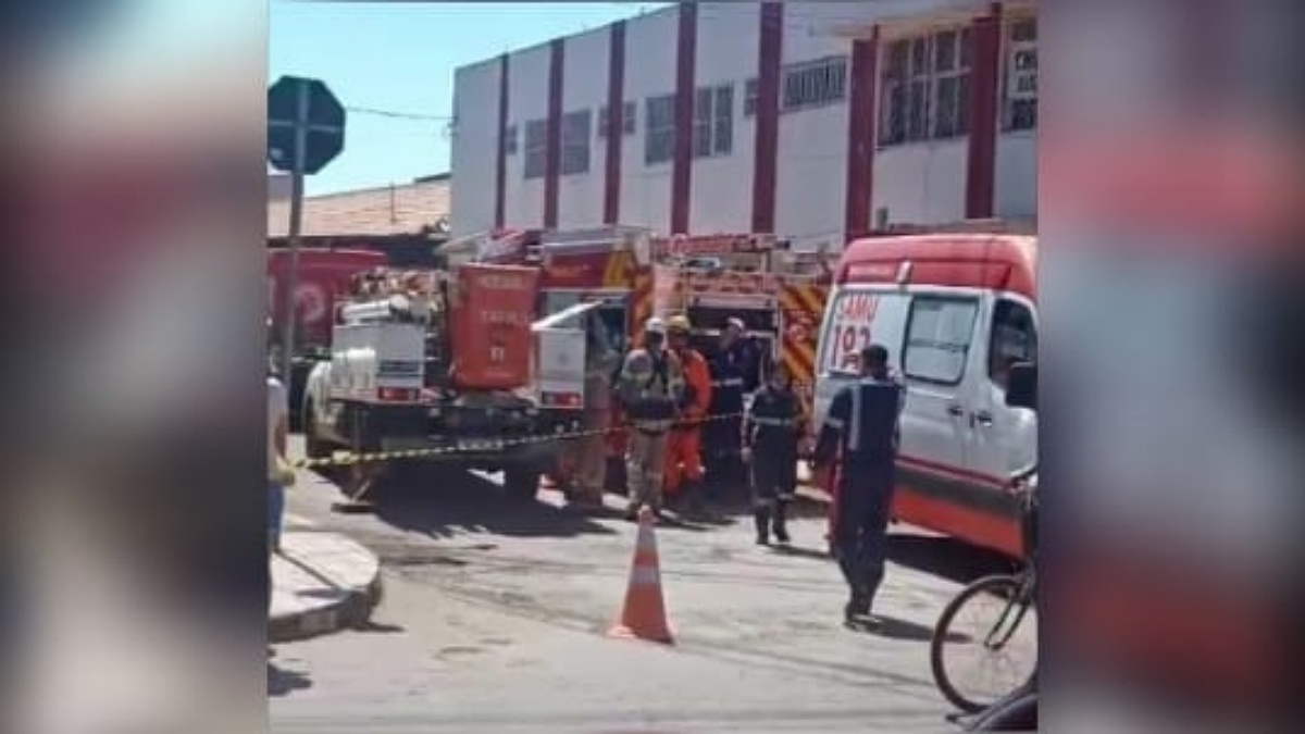 Equipes de resgate atuam em ocorrência (Foto: reprodução)