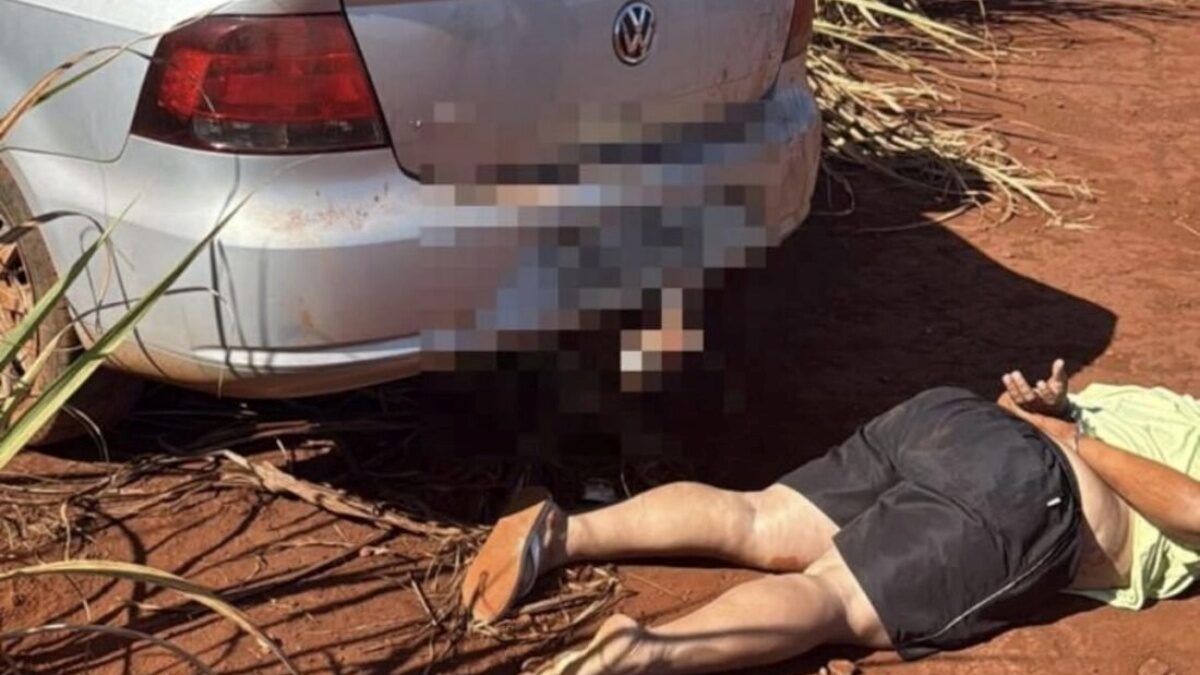 Imagem do homem preso