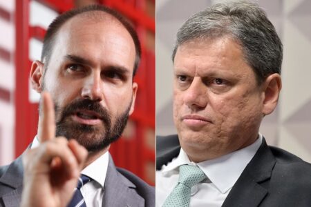 Insatisfeito com Tarcísio, Eduardo fala em lançar candidatura independente em 2026 Deputado já foi indiciado pela Polícia Federal