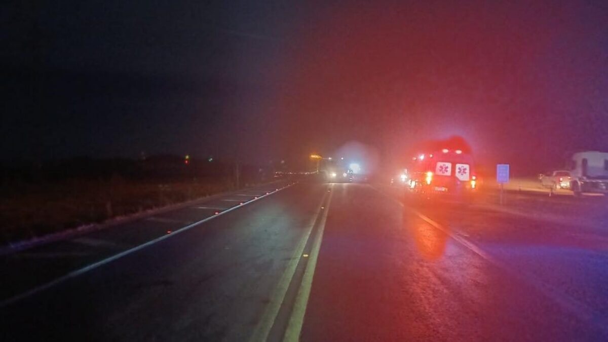 Imagem do local do acidente