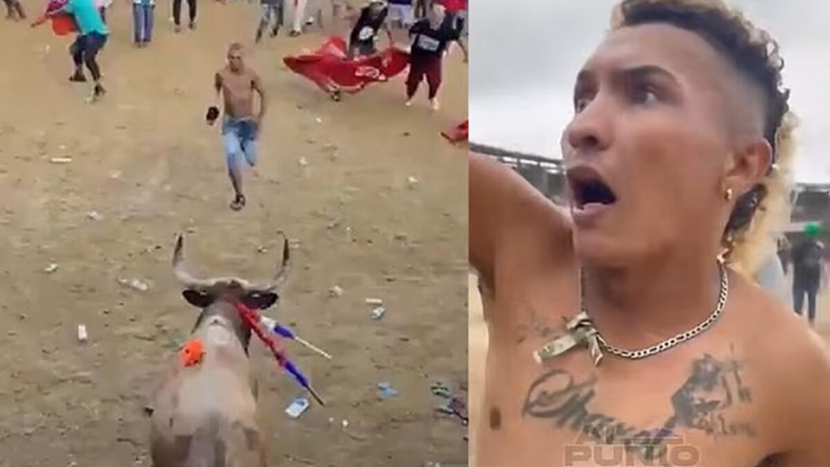 Homem morre em festival na Colômbia após ser chifrado por touro; vídeo Yovanis Márquez, de 35 anos, participava da "corraleja"