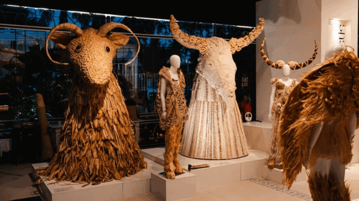 Imagem de algumas obras da exposição Caelestis