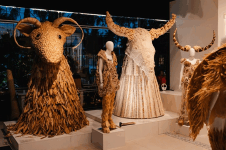 Imagem de algumas obras da exposição Caelestis