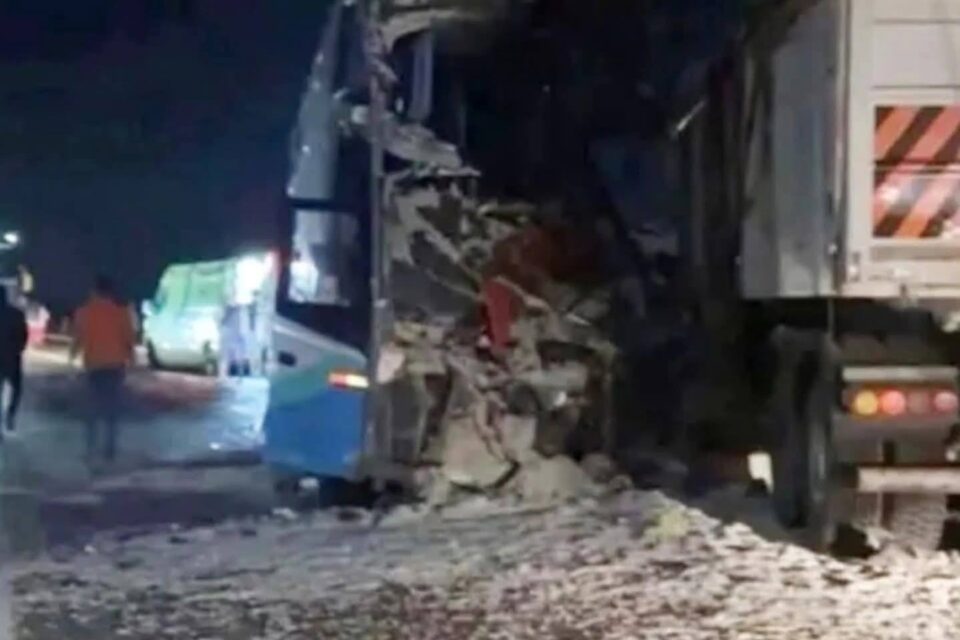 Imagem do local do acidente