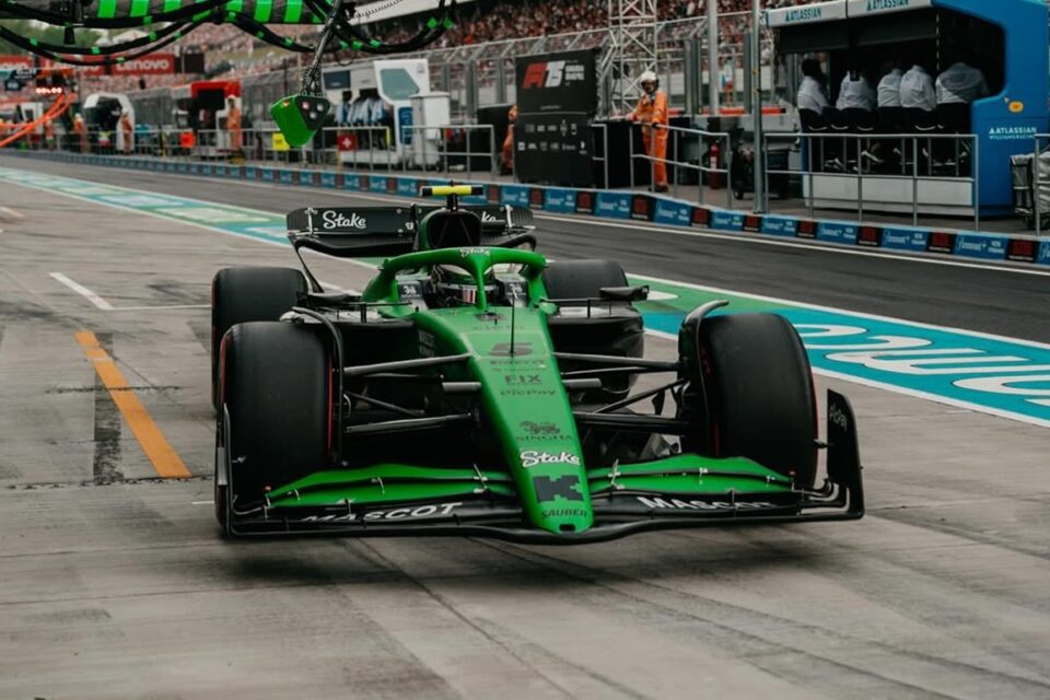 Bortoleto durante GP da Hungria de Fórmula 1