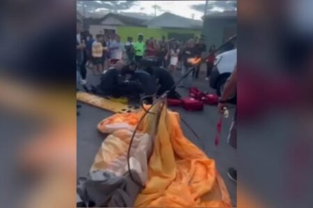 Imagem do local do resgate