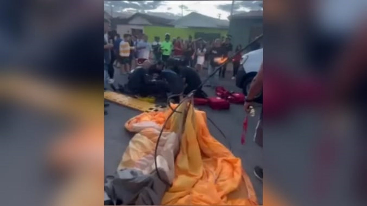 Imagem do local do resgate