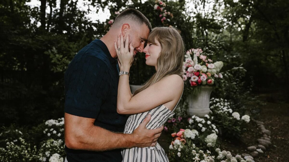 Taylor Swift e Travis Kelce anunciam noivado e famosos reagem