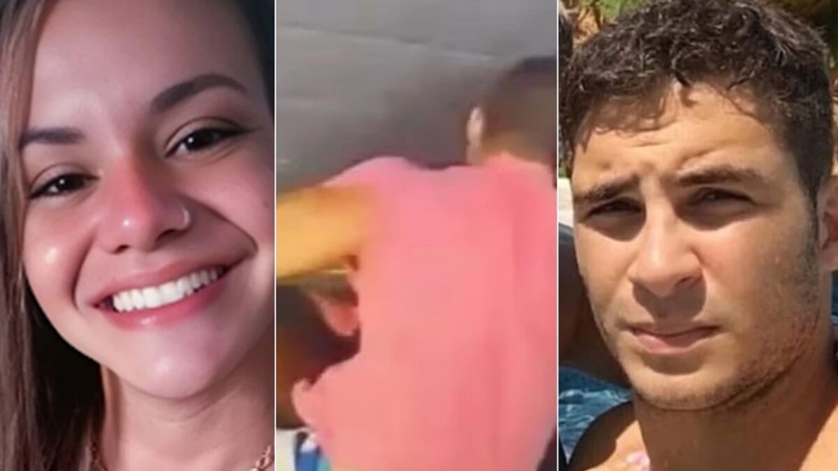 Mulher agredida com mais de 60 socos divulga foto após cirurgia para reconstrução da face; veja Juliana Garcia dentro de elevador Igor Eduardo