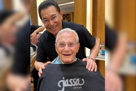 Maluf faz rara aparição ao lado de Jassa, cabeleireiro de Silvio Santos (Foto: @jassajj/Instagram)