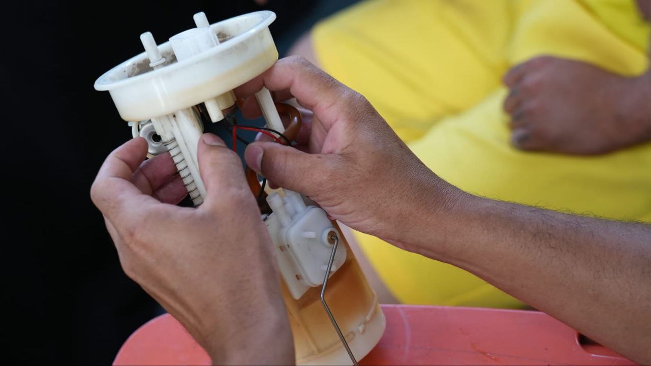 Imagem dos presos trabalhando