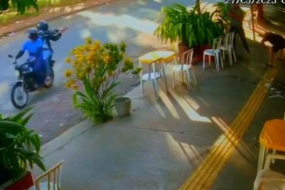 Imagens da tentativa de homicídio