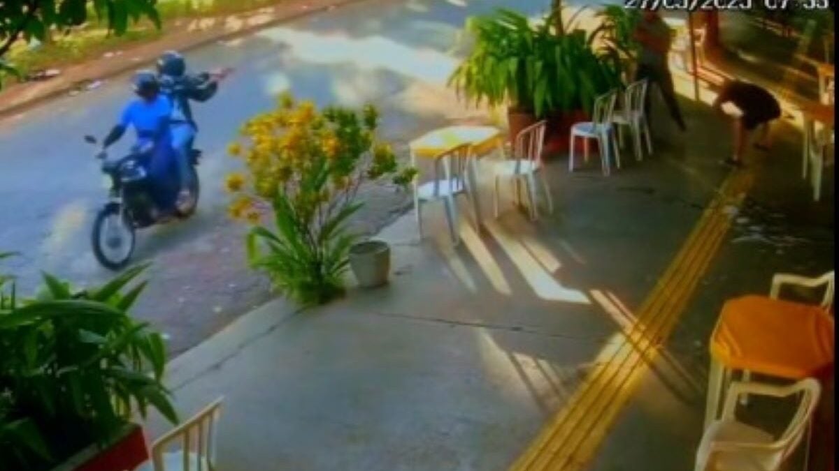 Imagens da tentativa de homicídio