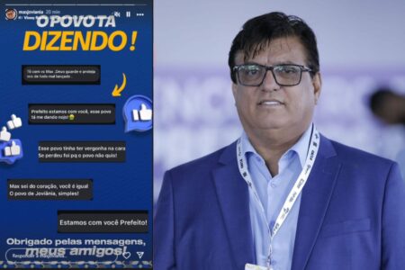 Prefeito cassado de Joviânia, Max Barbosa: mensagens de apoio (Fotos: Instagram)