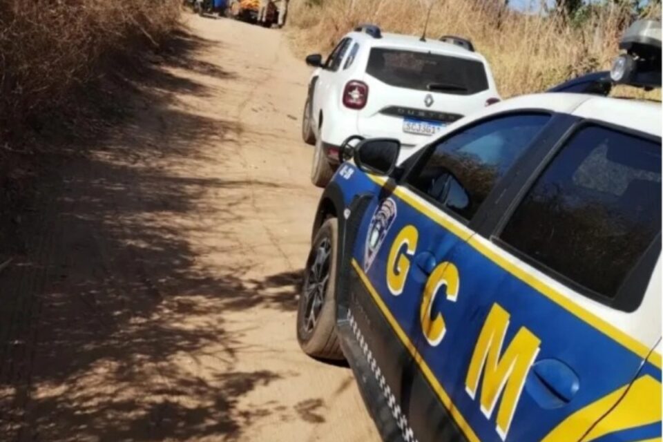 Imagem no local onde o corpo foi encontrado