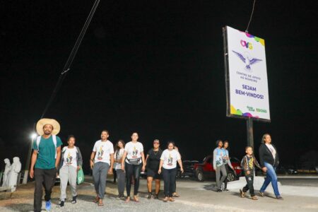 Romaria de Muquém mobiliza milhares de fiéis em Niquelândia Goiás Social e OVG montaram o Centro de Apoio ao Romeiro (CAR)