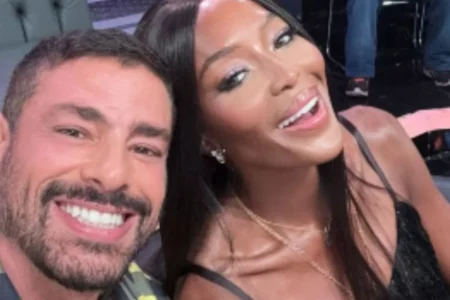 Naomi Campbell revela que estudou atuação com Cauã Reymond em Nova York