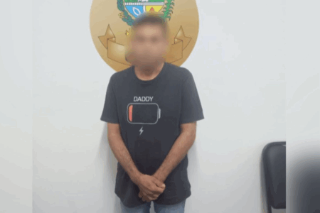 Homem preso por importunação sexual (Foto: Reprodução)