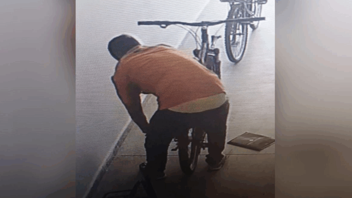 Homem é preso por tentar roubar bicicleta em terminal (Foto: Reprodução)