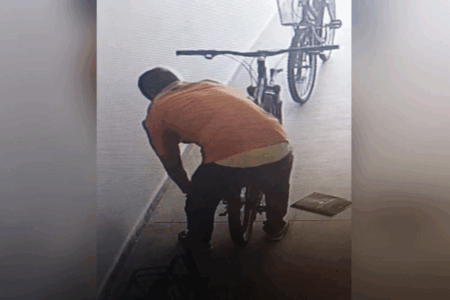 Homem é preso por tentar roubar bicicleta em terminal (Foto: Reprodução)