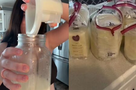 Mulher ganha R$ 22 mil por mês vendendo leite materno; saiba quem são os compradores vende Americana garante que não falta leite para filho