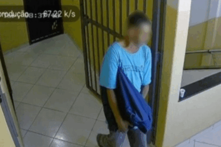 Homem preso por série de furtos em Goiânia (Foto: Reprodução)