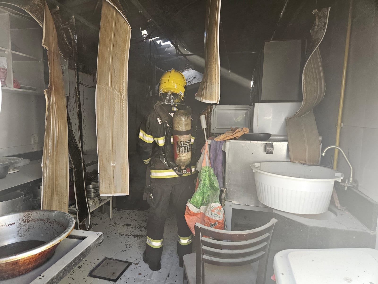 Imagens do local do incidênte