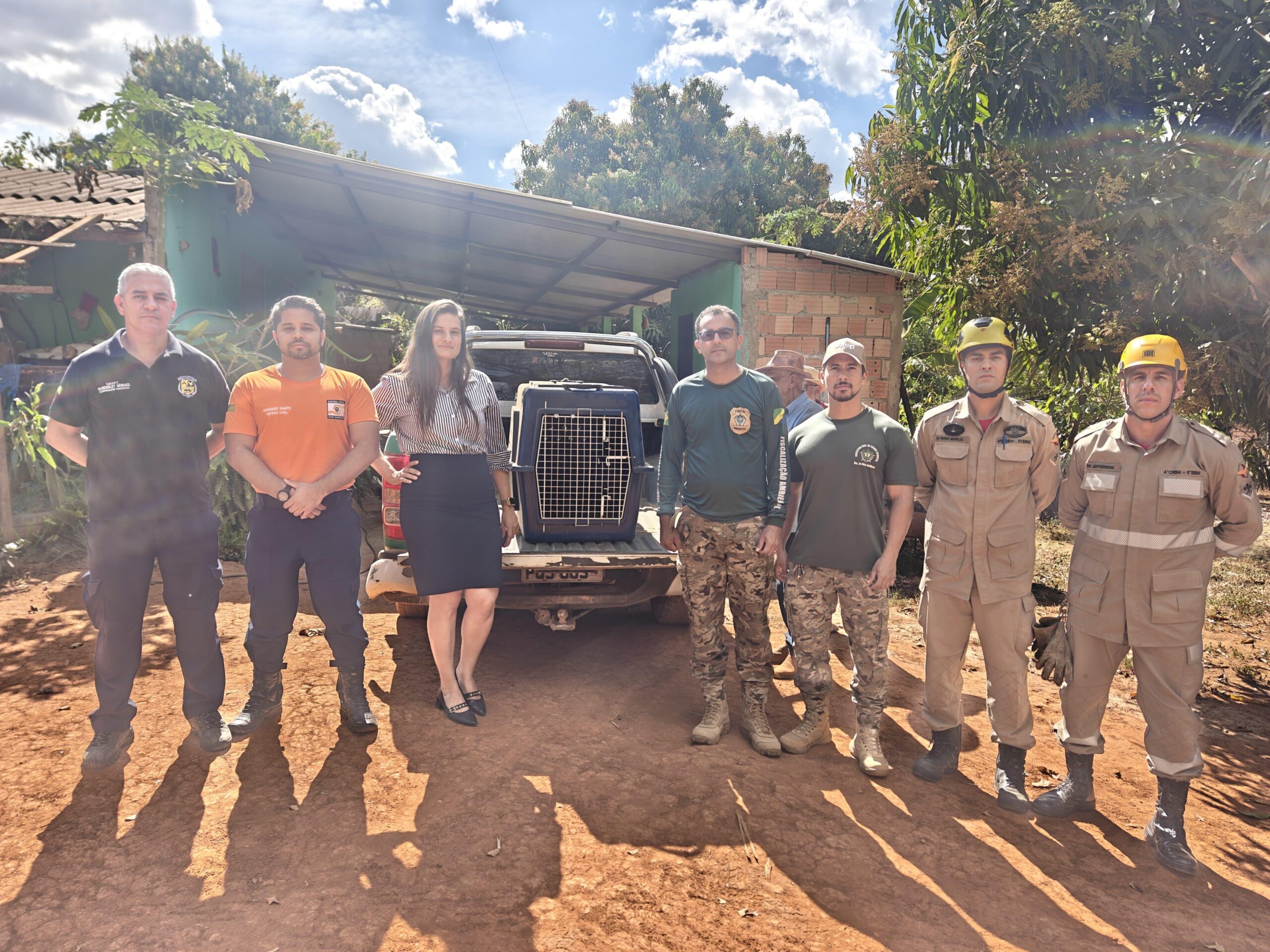 imagem do animal capturado