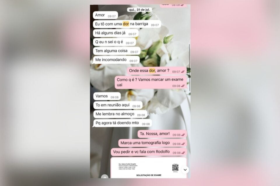 Prefeito de Luziânia reclamou de dor para esposa antes de diagnóstico grave (Foto: Reprodução)