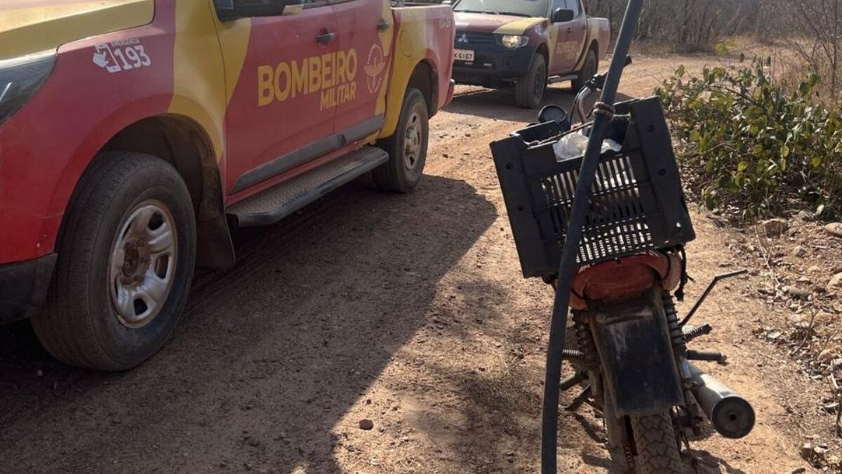 PM prende homem que causou incêndio em área de vegetação em Nova Roma (Foto: Divulgação)