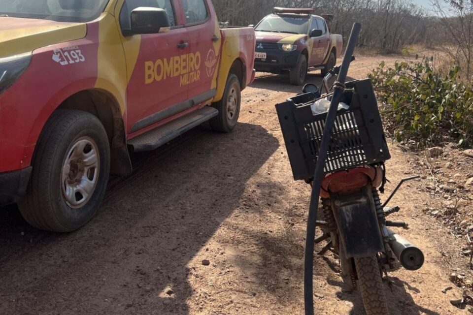 PM prende homem que causou incêndio em área de vegetação em Nova Roma (Foto: Divulgação)