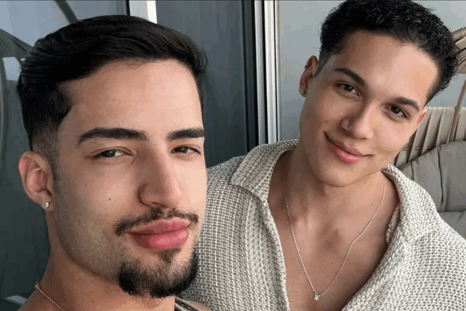 Os brasileiros Ryan Silveira (esq) e Yago Campos (dir),encontrados inconscientes na Grécia (Foto: Instagram/Reprodiução)