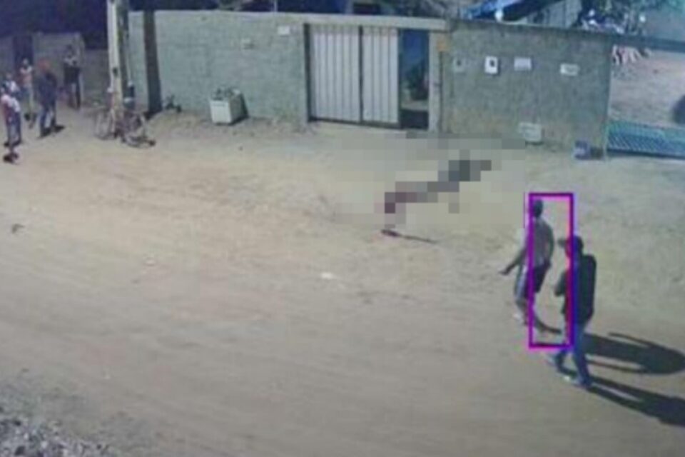 Imagens do circuito externo de segurança