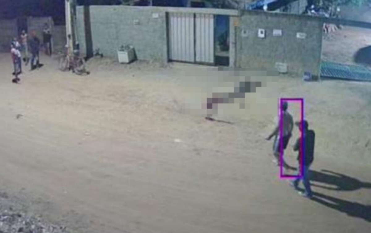 Imagens do circuito externo de segurança