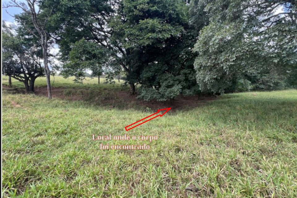 Imagem onde o corpo foi encontrado