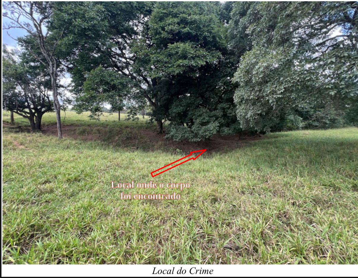 Imagem onde o corpo foi encontrado