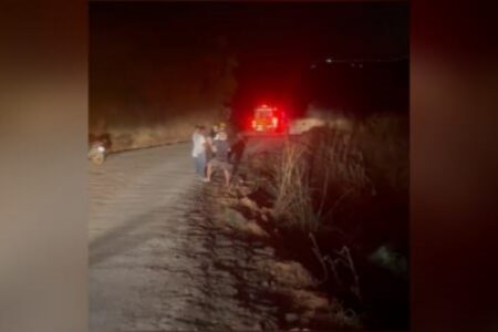 Imagem do local do acidente