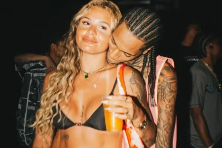 Noiva de Oruam faz primeira visita ao rapper na prisão e diz que ele está bem