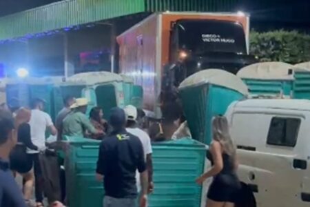 Imagens do local do acidente