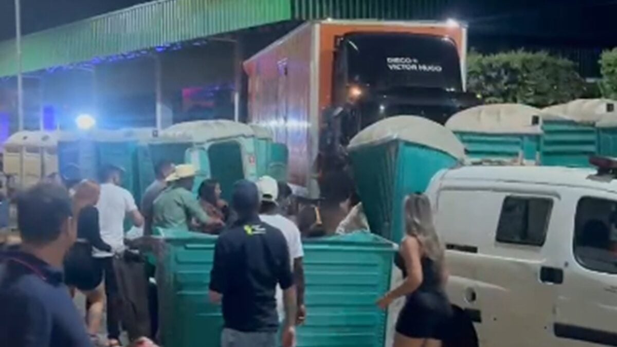 Imagens do local do acidente